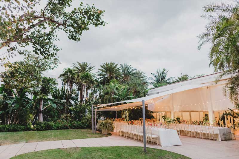 Giuliana + Rob’s Casual Spring Wedding in Miami Beach Botanical Garden