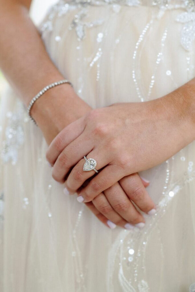 women wedding ring hightlighted