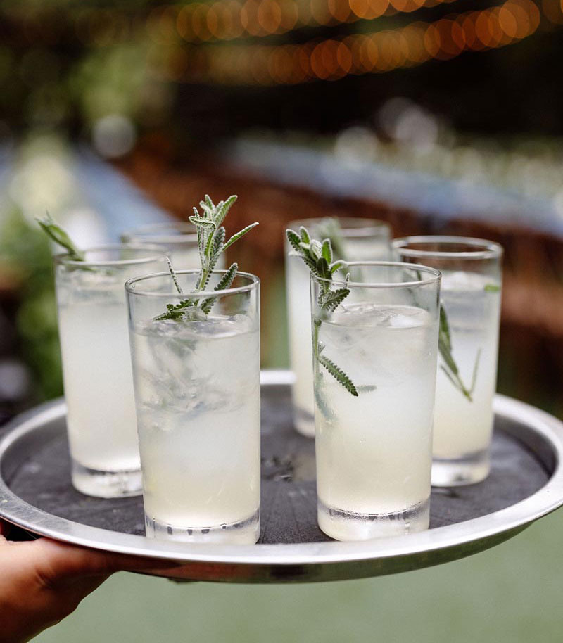 iced lavender drink