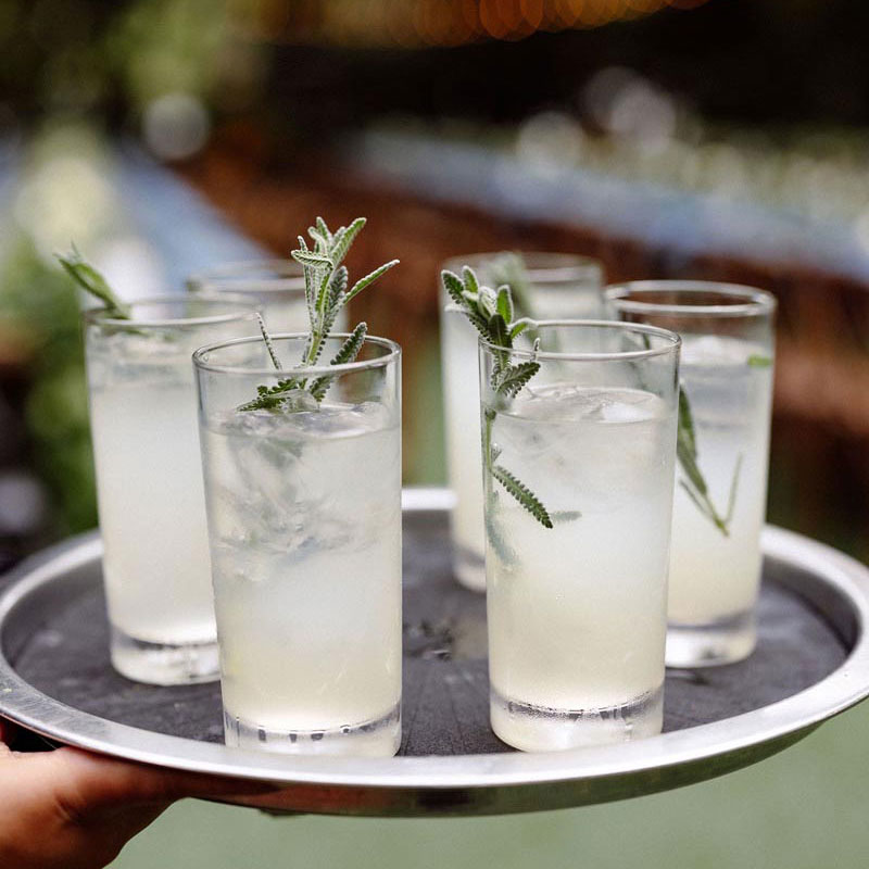 iced lavender drink