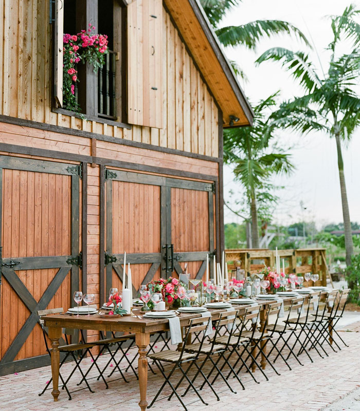 The Redland exterior seating